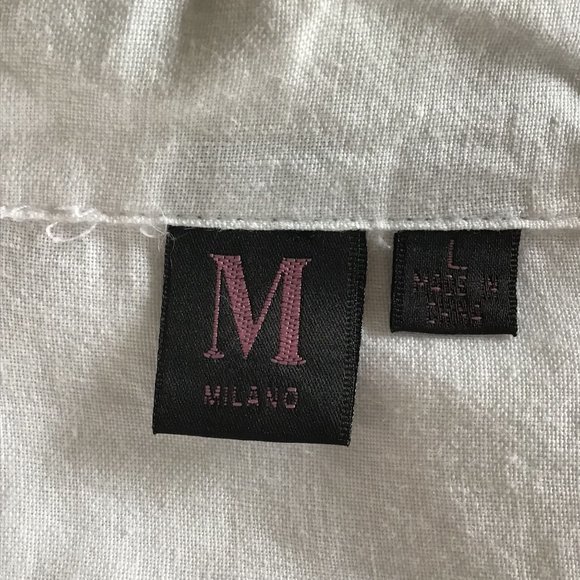 Embroidered Linen Blend Top - Picture 8 of 9